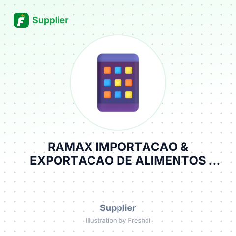 RAMAX IMPORTACAO & EXPORTACAO DE ALIMENTOS EIRELI – summary card, no photo uploaded yet