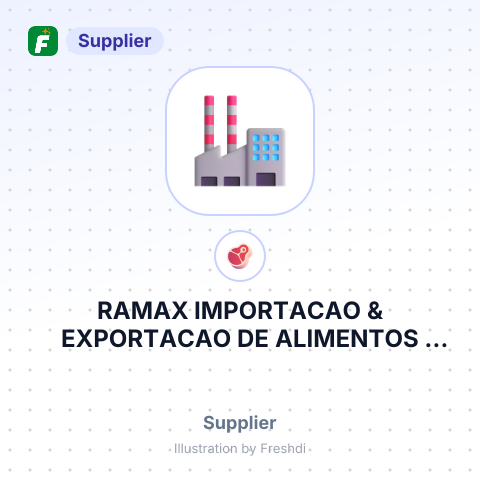 RAMAX IMPORTACAO & EXPORTACAO DE ALIMENTOS LTDA – summary card, no photo uploaded yet