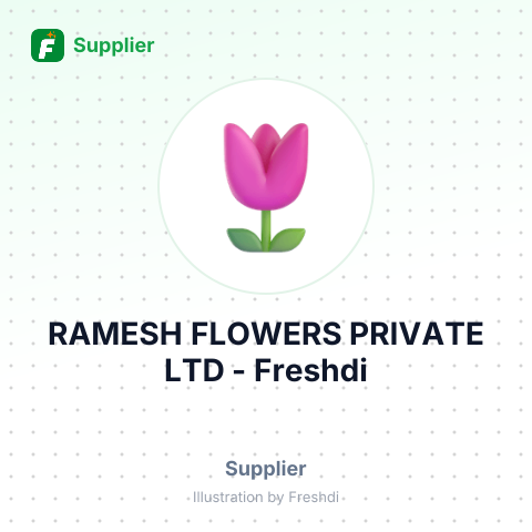 RAMESH FLOWERS PRIVATE LTD – summary card, no photo uploaded yet