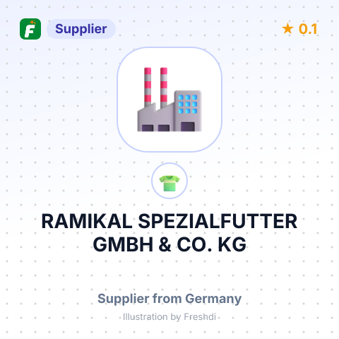 RAMIKAL SPEZIALFUTTER GMBH & CO. KG – summary card, no photo uploaded yet