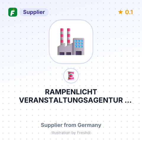 RAMPENLICHT VERANSTALTUNGSAGENTUR GMBH – summary card, no photo uploaded yet