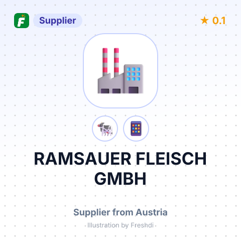 RAMSAUER FLEISCH GMBH – summary card, no photo uploaded yet
