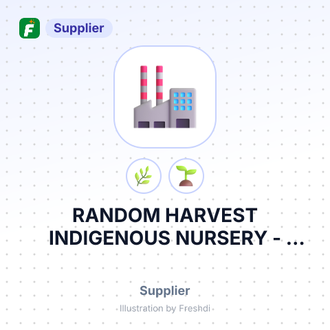 RANDOM HARVEST INDIGENOUS NURSERY – summary card, no photo uploaded yet