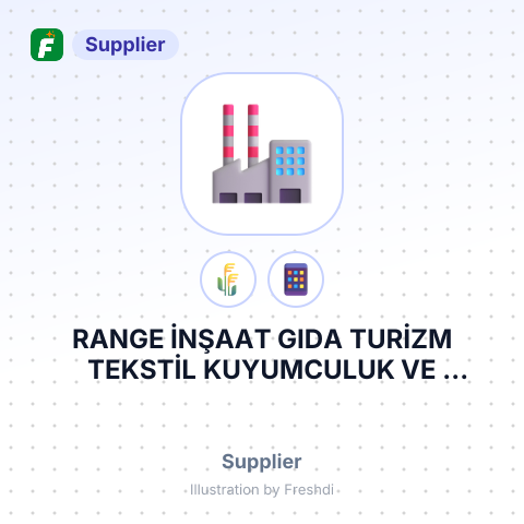 RANGE İNŞAAT GIDA TURİZM TEKSTİL KUYUMCULUK VE MOBİLYA DIŞ TİCARET LİMİTED ŞİRKETİ – summary card, no photo uploaded yet