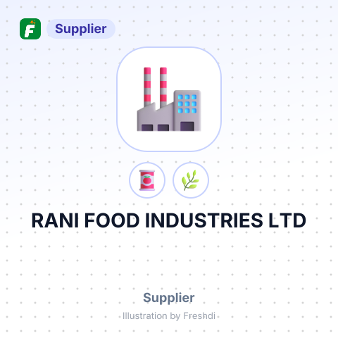 RANI FOOD INDUSTRIES LTD – summary card, no photo uploaded yet