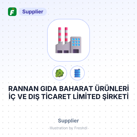 RANNAN GIDA BAHARAT ÜRÜNLERİ İÇ VE DIŞ TİCARET LİMİTED ŞİRKETİ – summary card, no photo uploaded yet