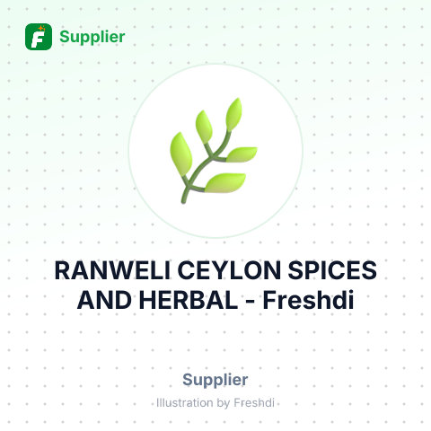 RANWELI CEYLON SPICES AND HERBAL – summary card, no photo uploaded yet