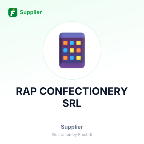 RAP CONFECTIONERY SRL – summary card, no photo uploaded yet
