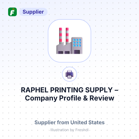 RAPHEL PRINTING SUPPLY – summary card, no photo uploaded yet