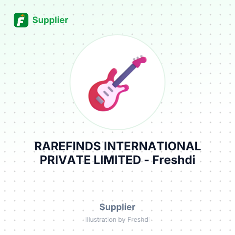 RAREFINDS INTERNATIONAL PRIVATE LIMITED – summary card, no photo uploaded yet