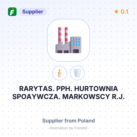 RARYTAS. PPH. HURTOWNIA SPOAYWCZA. MARKOWSCY R.J. – summary card, no photo uploaded yet