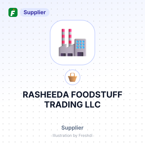 RASHEEDA FOODSTUFF TRADING LLC – summary card, no photo uploaded yet