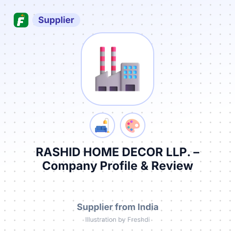RASHID HOME DECOR LLP. – summary card, no photo uploaded yet
