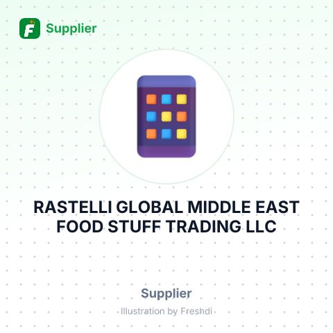 RASTELLI GLOBAL MIDDLE EAST FOOD STUFF TRADING LLC – summary card, no photo uploaded yet