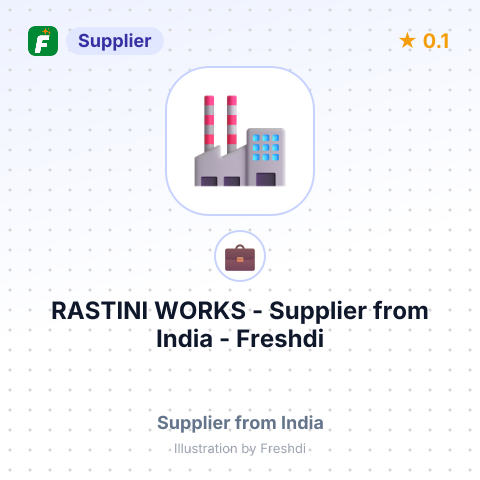 RASTINI WORKS – summary card, no photo uploaded yet