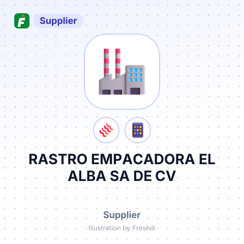 RASTRO EMPACADORA EL ALBA SA DE CV – summary card, no photo uploaded yet