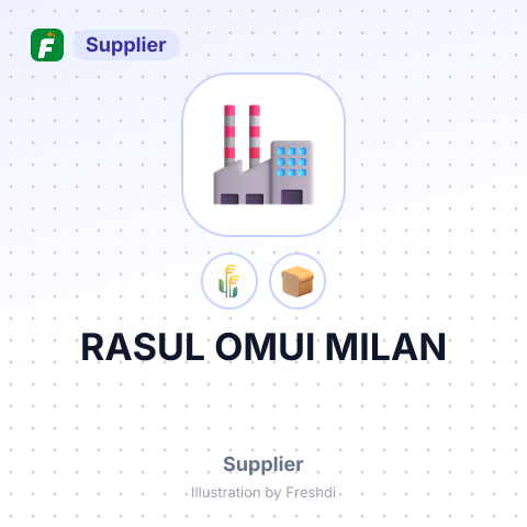 RASUL OMUI MILAN – summary card, no photo uploaded yet
