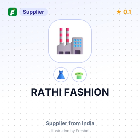RATHI FASHION – summary card, no photo uploaded yet