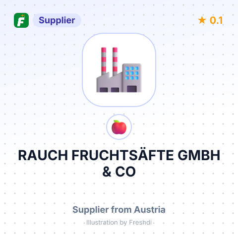 RAUCH FRUCHTSÄFTE GMBH & CO – summary card, no photo uploaded yet