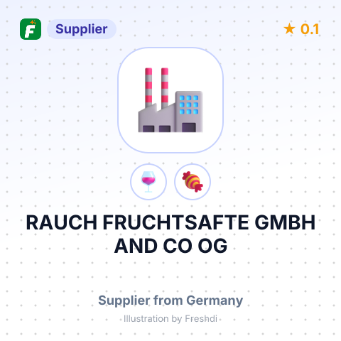 RAUCH FRUCHTSAFTE GMBH AND CO OG – summary card, no photo uploaded yet