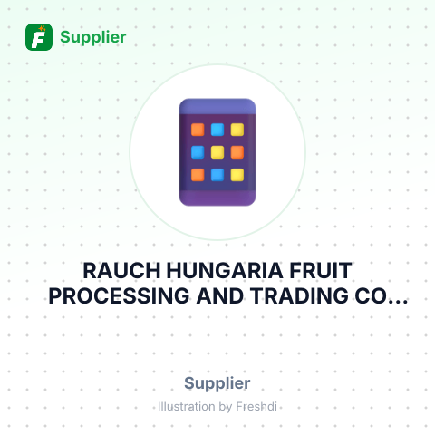 RAUCH HUNGARIA FRUIT PROCESSING AND TRADING CO LTD – summary card, no photo uploaded yet