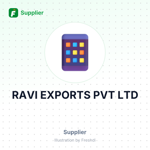 RAVI EXPORTS PVT LTD – summary card, no photo uploaded yet