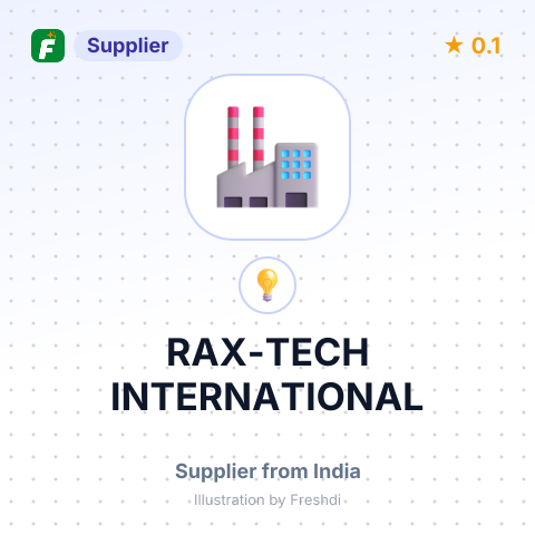 RAX-TECH INTERNATIONAL – summary card, no photo uploaded yet