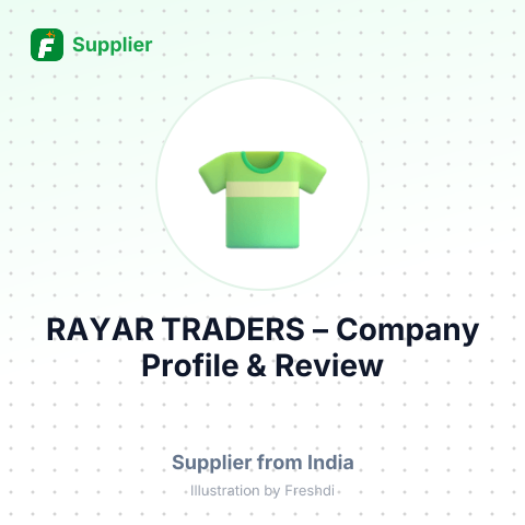 RAYAR TRADERS – summary card, no photo uploaded yet