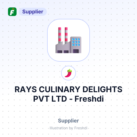 RAYS CULINARY DELIGHTS PVT LTD – summary card, no photo uploaded yet