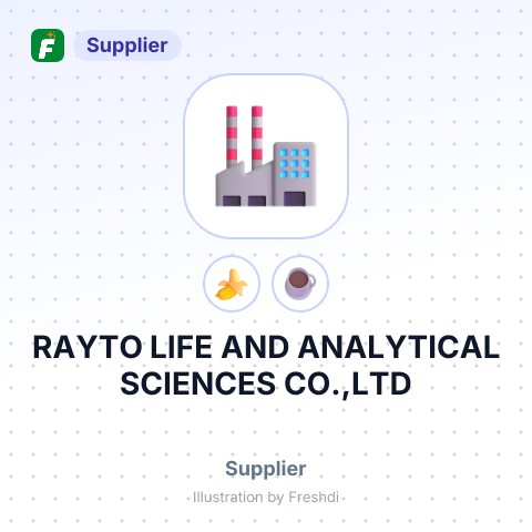 RAYTO LIFE AND ANALYTICAL SCIENCES CO.,LTD – summary card, no photo uploaded yet