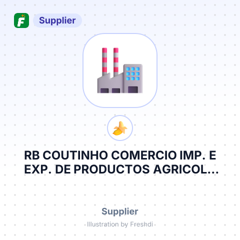 RB COUTINHO COMERCIO IMP. E EXP. DE PRODUCTOS AGRICOLA EIRELI – summary card, no photo uploaded yet