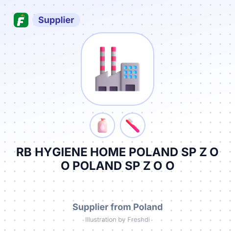 RB HYGIENE HOME POLAND SP Z O O POLAND SP Z O O 05 100 NOWY DWOR MAZOWIECKI UL OKUNIN 1 POLSKA – summary card, no photo uploaded yet