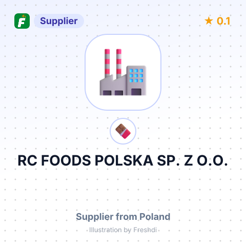 RC FOODS POLSKA SP. Z O.O. – summary card, no photo uploaded yet