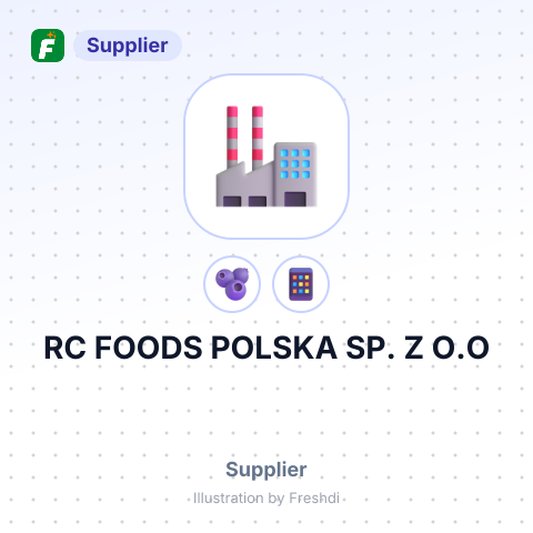RC FOODS POLSKA SP. Z O.O – summary card, no photo uploaded yet