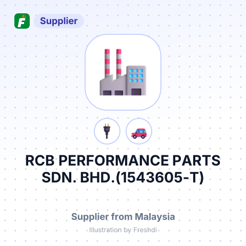 RCB PERFORMANCE PARTS SDN. BHD.(1543605-T) – summary card, no photo uploaded yet