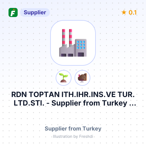 RDN TOPTAN ITH.IHR.INS.VE TUR. LTD.STI. – summary card, no photo uploaded yet