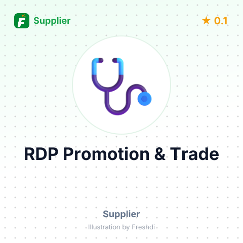 RDP Promotion & Trade – summary card, no photo uploaded yet