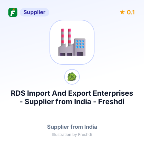 RDS Import And Export Enterprises  – summary card, no photo uploaded yet