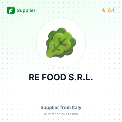 RE FOOD S.R.L. – summary card, no photo uploaded yet
