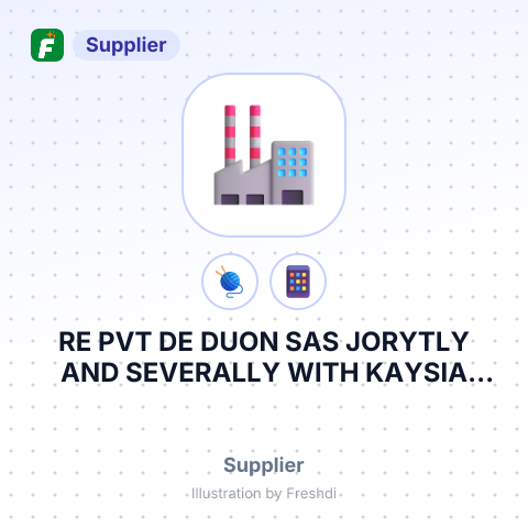 RE PVT DE DUON SAS JORYTLY AND SEVERALLY WITH KAYSIA GENERAL TRADING LLC – summary card, no photo uploaded yet