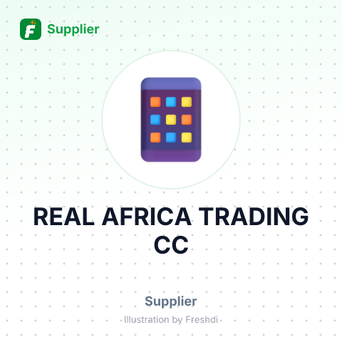 REAL AFRICA TRADING CC – summary card, no photo uploaded yet