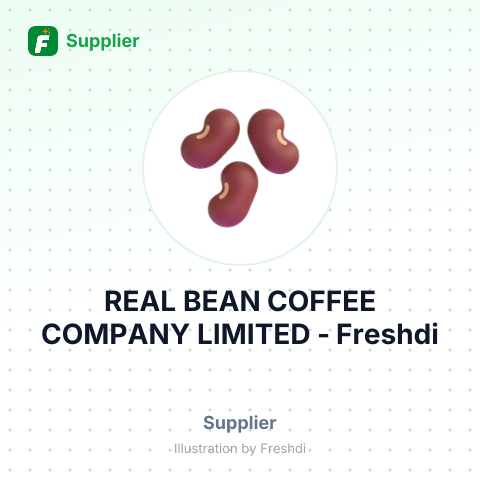 REAL BEAN COFFEE COMPANY LIMITED – summary card, no photo uploaded yet