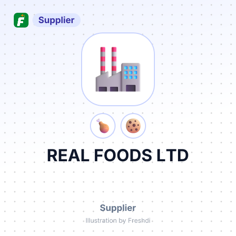 REAL FOODS LTD – summary card, no photo uploaded yet