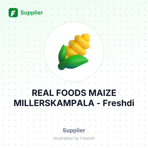 REAL FOODS MAIZE MILLERSKAMPALA – summary card, no photo uploaded yet