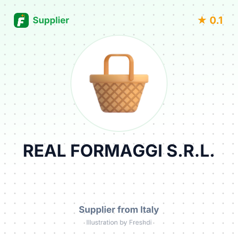 REAL FORMAGGI S.R.L. – summary card, no photo uploaded yet