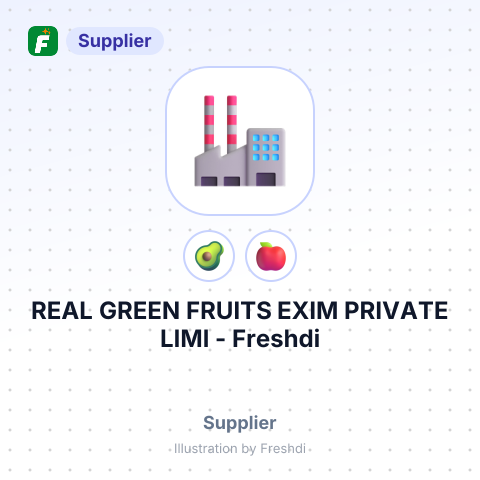 REAL GREEN FRUITS EXIM PRIVATE LIMI – summary card, no photo uploaded yet