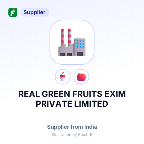 REAL GREEN FRUITS EXIM PRIVATE LIMITED – summary card, no photo uploaded yet