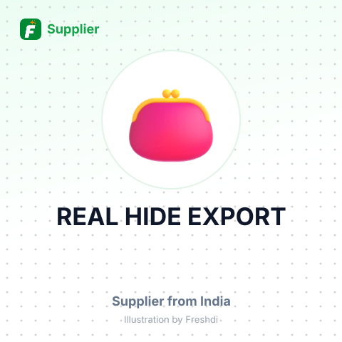 REAL HIDE EXPORT – summary card, no photo uploaded yet