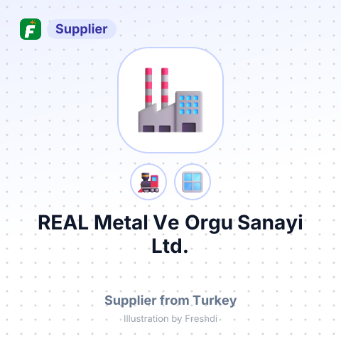 REAL Metal Ve Orgu Sanayi Ltd. – summary card, no photo uploaded yet