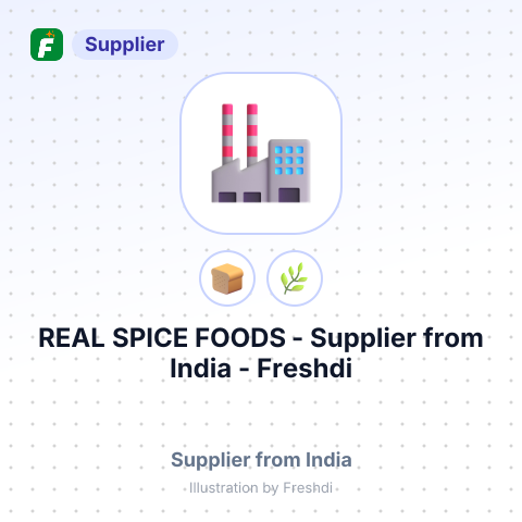 REAL SPICE FOODS – summary card, no photo uploaded yet